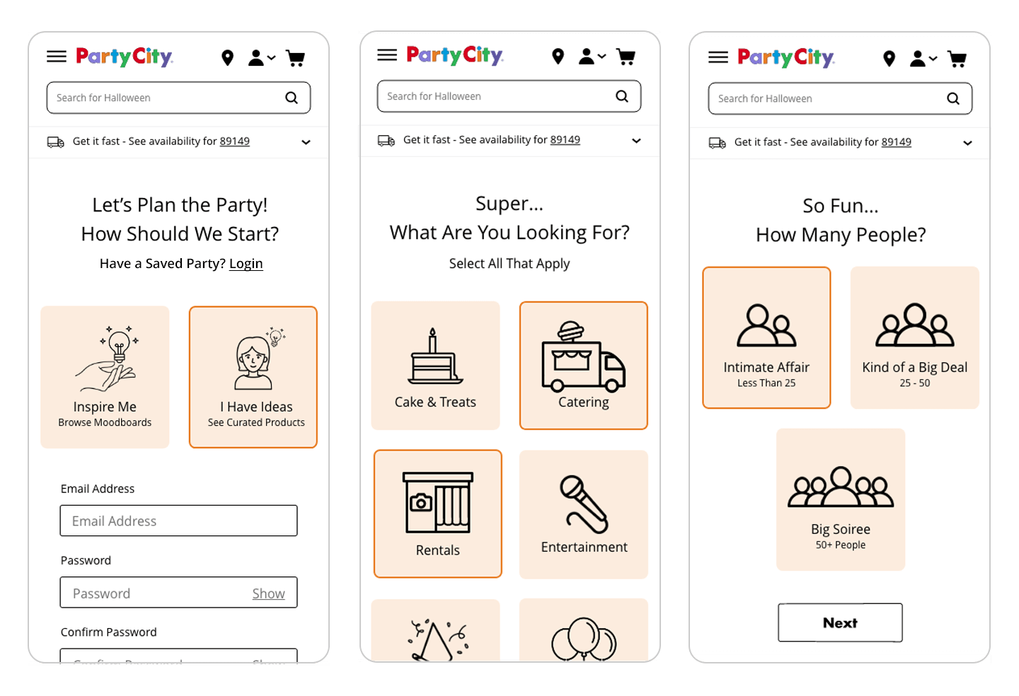 Party Plus Recommendations Quiz