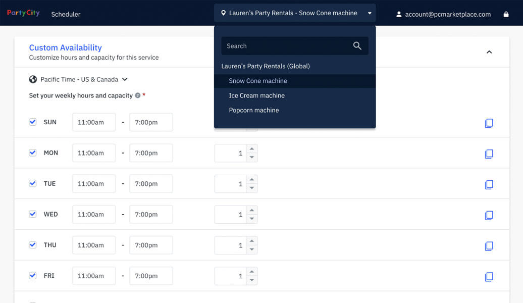Party Plus Mirkal Scheduler